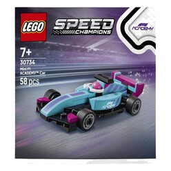 Lego Speed Champions Mini F1 ACADEMY Yarış Arabası 30734 - Thumbnail