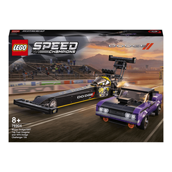 Lego Speed Champions Mopar Dodge//SRT Top Fuel Dragster ve 1970 Dodge Challenger T/A 76904 - Thumbnail