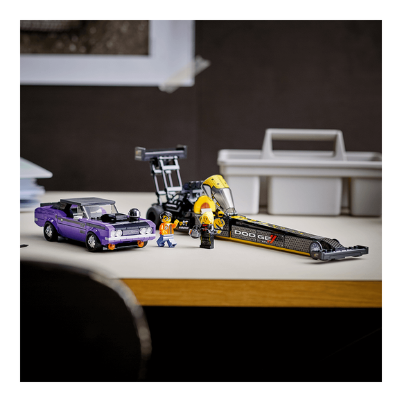 Lego Speed Champions Mopar Dodge//SRT Top Fuel Dragster ve 1970 Dodge Challenger T/A 76904