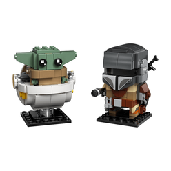 Lego Star Wars BrickHeadz The Mandalorian ve Çocuk 75317 - Thumbnail