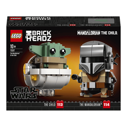 Lego Star Wars BrickHeadz The Mandalorian ve Çocuk 75317 - Thumbnail