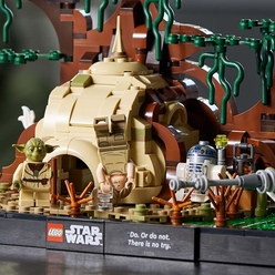 LEGO Star Wars Dagobah Jedi Eğitimi Diyoraması 75330 Yapım Seti Kit (1000 Parça) - Thumbnail