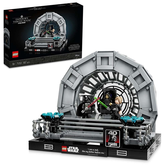 LEGO Star Wars Emperor’s Throne Room Dioraması 75352 Yapım Seti (807 Parça)