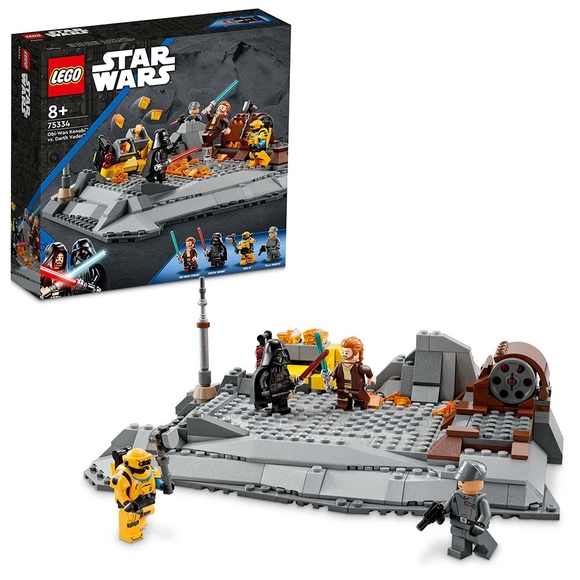 LEGO Star Wars Obi-Wan Kenobi Darth Vader’a Karşı 75334 Yapım Seti (408 Parça)