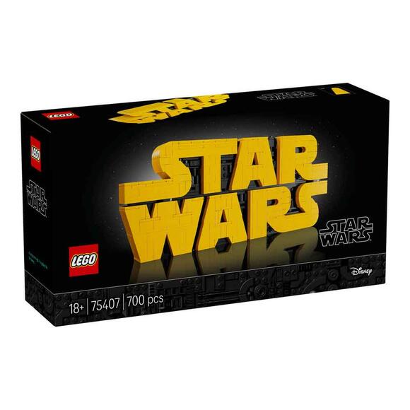 Lego Star Wars Parçalarla Yapılan Star Wars Logosu 75407