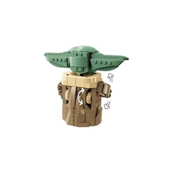 Lego Star Wars: The Mandalorian Uçan Bebek Arabalı Grogu 75403 - Thumbnail