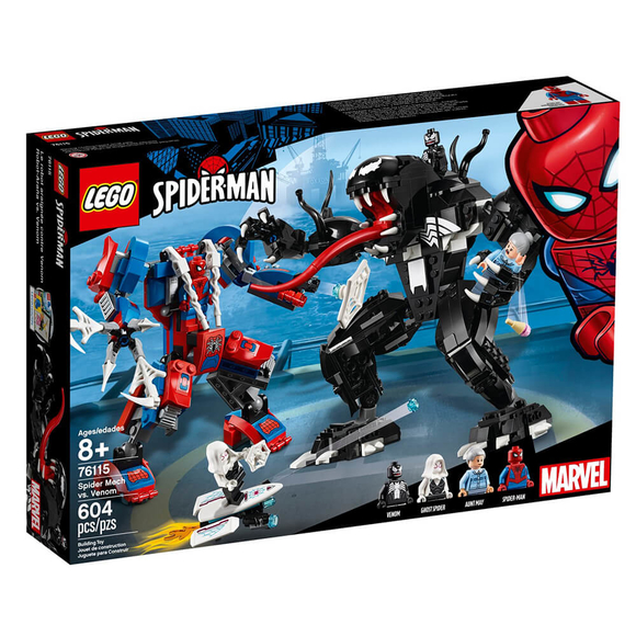 Lego Süper Hero Spider Mech Vs Venom 76115