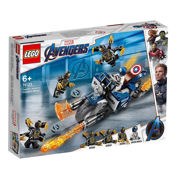 Lego Super Heroes Captain America: Outriders Attack 76123