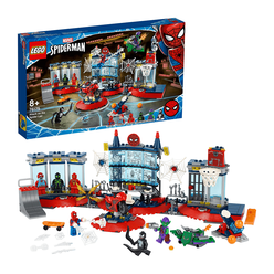 Lego Super Heroes Marvel Spider-Man Örümcek Adam Örümcek Yuvasına Saldırı 76175 - Thumbnail