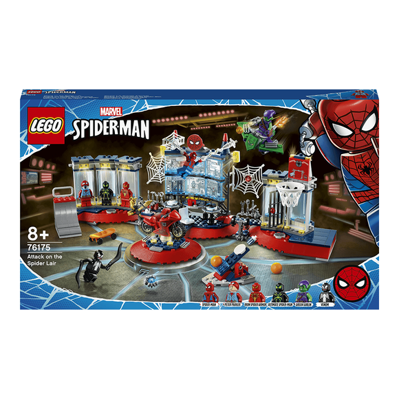 Lego Super Heroes Marvel Spider-Man Örümcek Adam Örümcek Yuvasına Saldırı 76175
