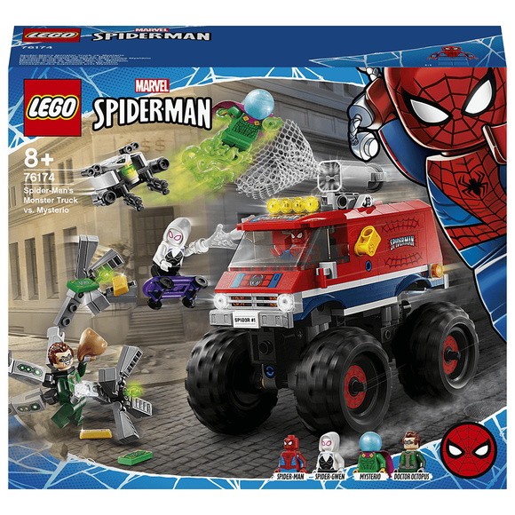 Lego Super Heroes Örümcek Adam’ın Canavar Kamyonu Mysterio’ya Karşı 76174