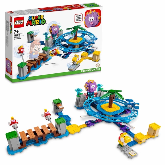 LEGO Super Mario Big Urchin Plaj Arabası Ek Macera Seti 71400 Yapım Seti (536 Parça)