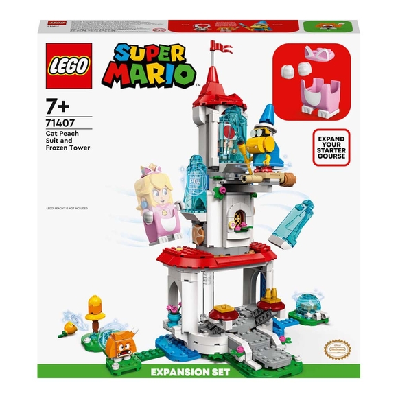 Lego Super Mario Cat Peach Kostümü ve Donmuş Kule 71407