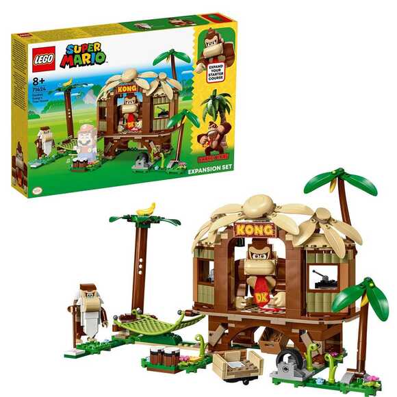 Lego Super Mario Donkey Kong’Un Ağaç Evi Ek Macera Seti (555 Parça) 71424