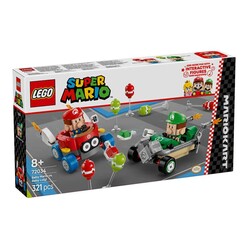 LEGO - Lego Super Mario: Mario Kart – Baby Mario İle Baby Luigi 72034