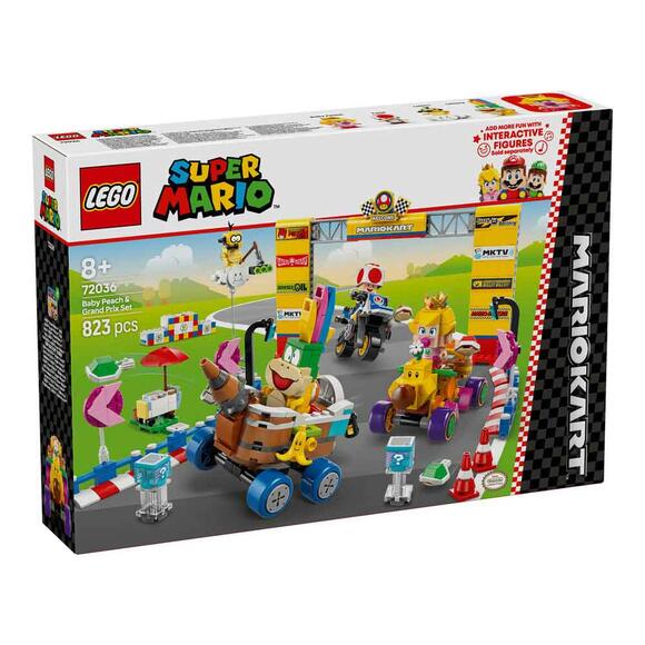 Lego Super Mario: Mario Kart – Baby Peach Ve Grand Prix Seti Yarış 72036