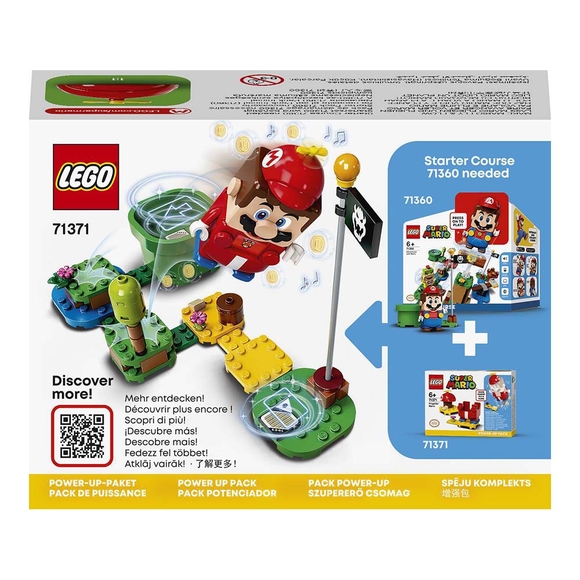 LEGO Super Mario Pervaneli Mario Kostümü 71371 Yapım Seti (13 Parça)