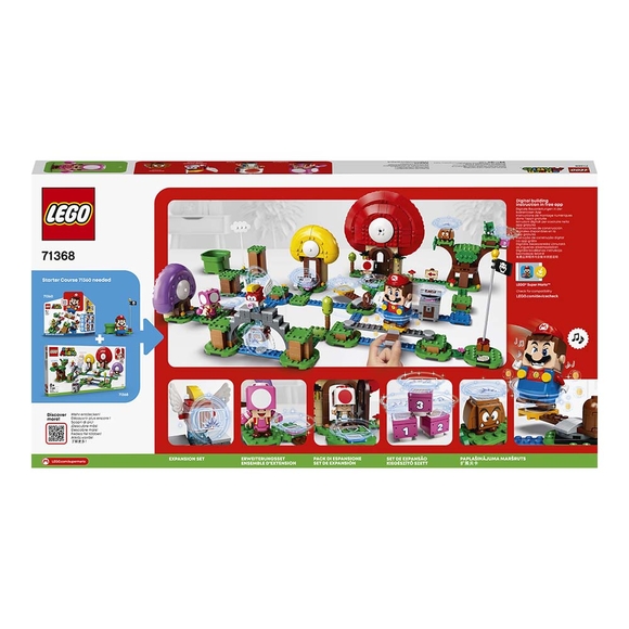 LEGO Super Mario Toad’un Hazine Avı Ek Macera Seti 71368 Yapım Seti (464 Parça)