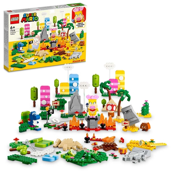 LEGO Super Mario Yaratıcılık Araç Kutusu Yapım Seti 71418 (588 Parça)