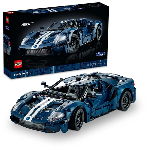 LEGO Technic 2022 Ford GT 42154 Yetişkinler için Yapım Seti (1466 Parça)