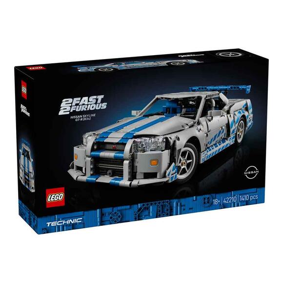 Lego Technic Daha Hızlı Daha Öfkeli Nissan Skyline GT-R R34 42210
