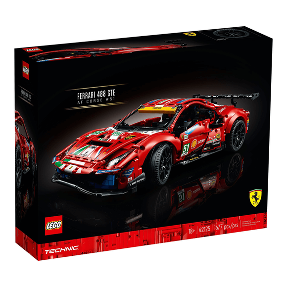 Lego Technic Ferrari 488 GTE AF Corse #51 42125