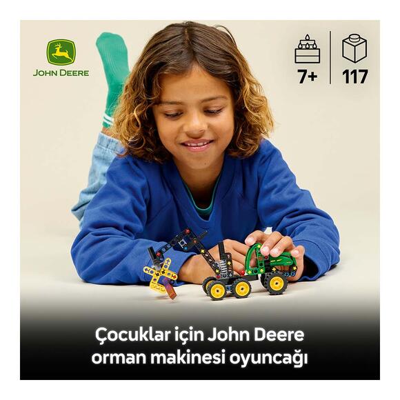 Lego Technic John Deere 1470H Tekerlekli Orman Makinesi 42218