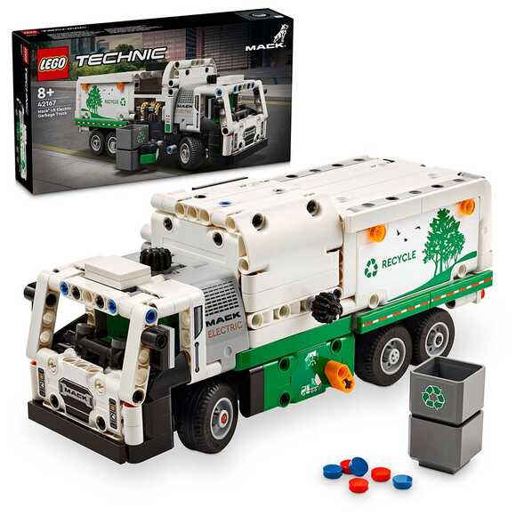Lego Technic Mack LR Electric Çöp Kamyonu 42167