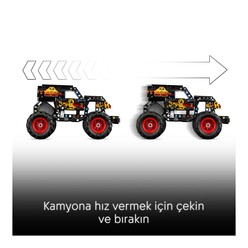 Lego Technic Monster Jam Grave Digger Ateş Ve Buz 42219 - Thumbnail