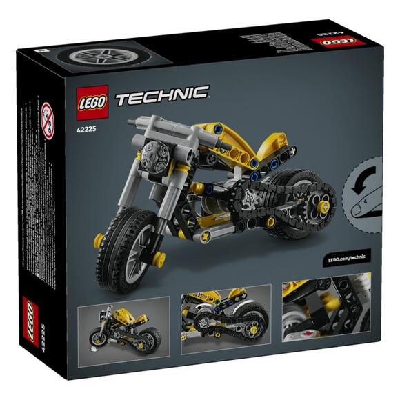 Lego Technic Sarı Motosiklet 42225