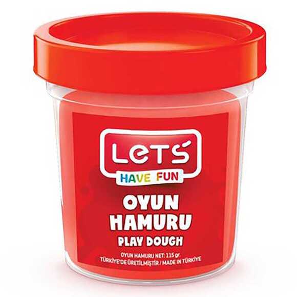 Let’S Tek Renk Oyun Hamuru Kırmızı 115 Gr. 8440