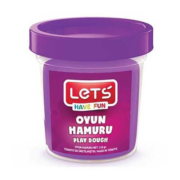 Let’S Tek Renk Oyun Hamuru Mor 115 Gr. 8440