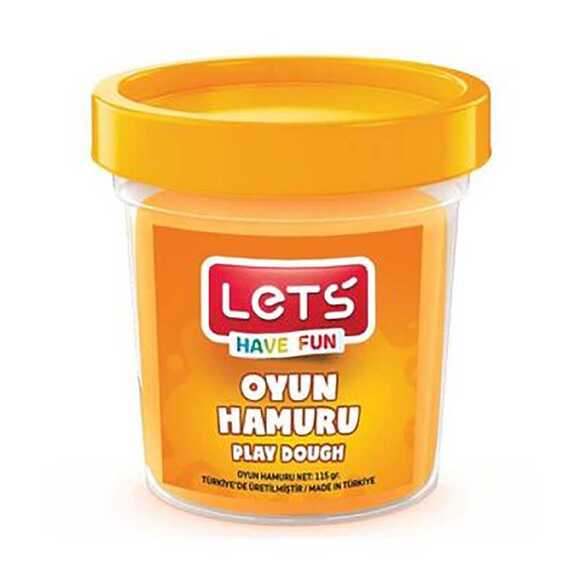Let’S Tek Renk Oyun Hamuru Turuncu 115 Gr. 8440