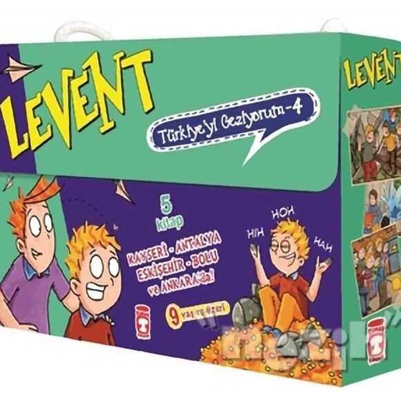 Levent Türkiye’yi Geziyorum - 4 (5 Kitap Takım)