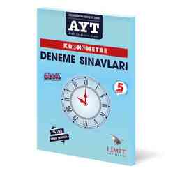 Limit Yayınları - Limit AYT Kronometre 5 Deneme Sınavı 2020