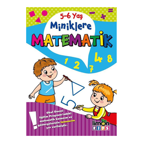 Limon Kids 5-6 Yaş Miniklere Matematik