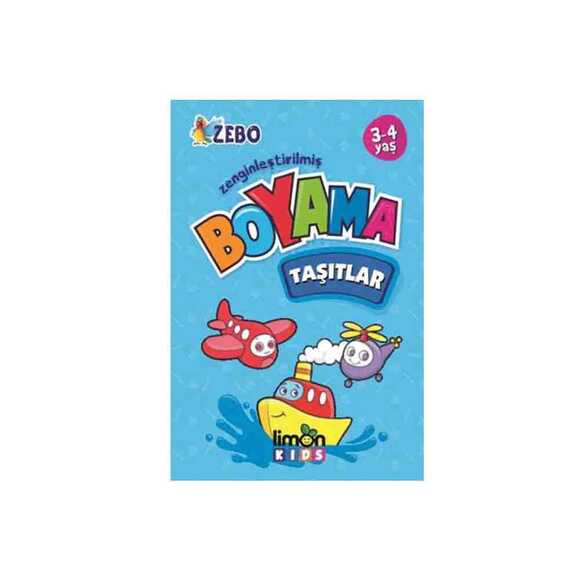 Limon Kids İnce Boyama Taşıtlar