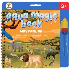 Lino - Lino Aqua Magic Book Hayvanlar Sihirli Boyama TFL-1008 