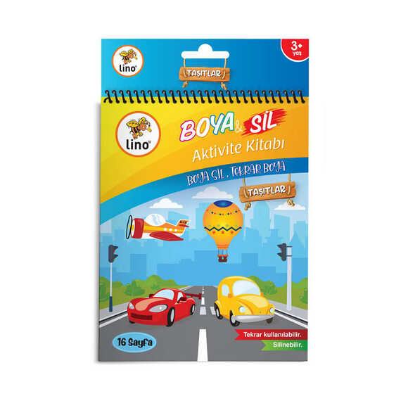 Lino Bs-1001 Boya Sil Aktivite Boyama Araçlar (Silinebilir)