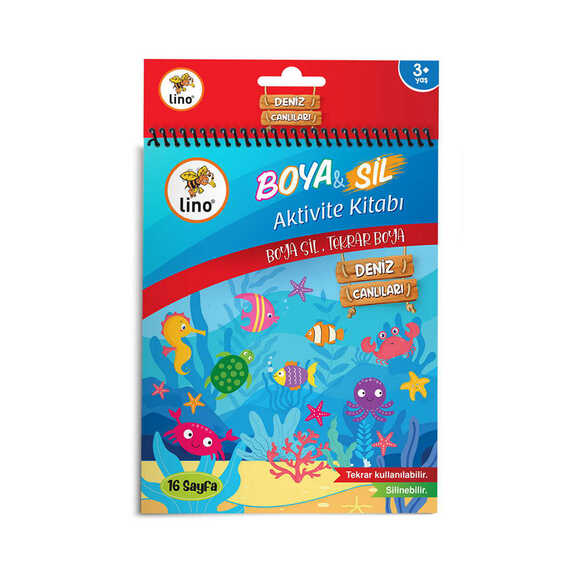 Lino Bs-1002 Boya Sil Aktivite Boyama Denizaltı (Silinebilir)