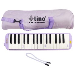 Lino - Lino Melodika 32 Tuşlu Bez Mor LN-32-SS