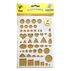 Lino Quilling Şablonu 15QT-13 - Thumbnail