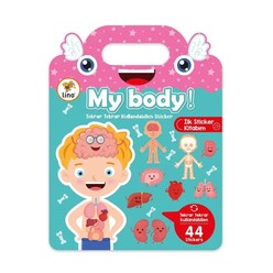 Lino - Lino Tekrar Tekrar Kullanılabilen İlk Sticker Kitabım My Body LS-500