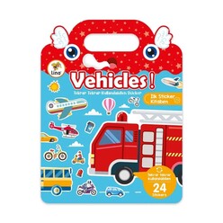 Lino - Lino Tekrar Tekrar Kullanılabilen İlk Sticker Kitabım Vehicles LS-501