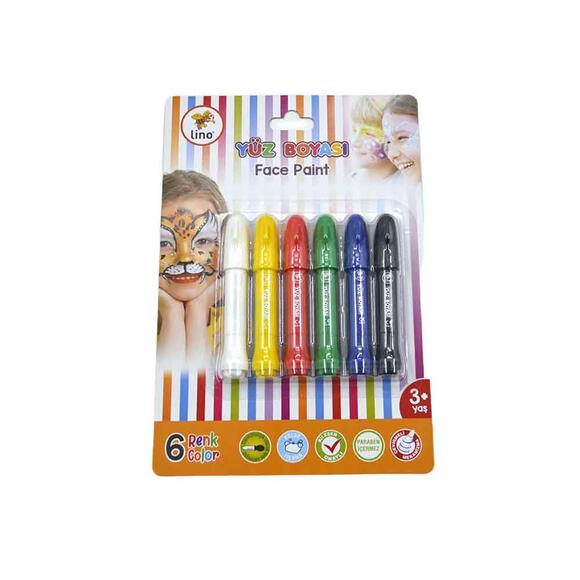 Lino Yüz Boyası 6’lı Blister LN-905