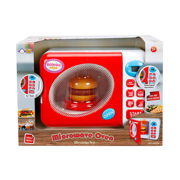 Little Chef Ev Aleti Mikrodalga Fırın Sesli ve Işıklı S01001332