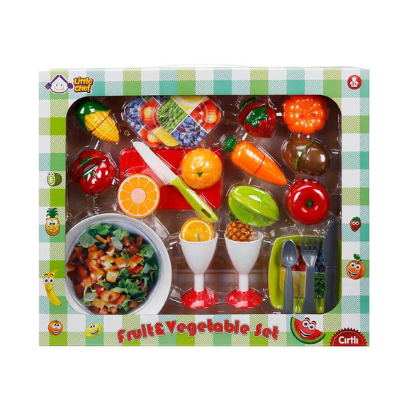 Little Chef Meyve Set Kesmeli 30 Parça S00001974