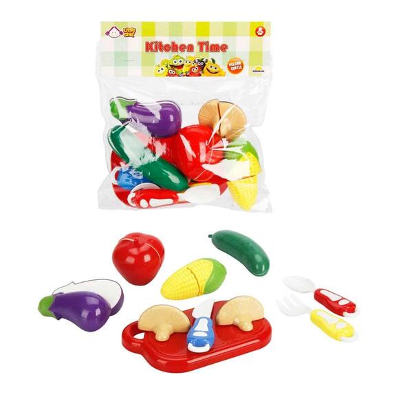 Little Chef Yiyecekler Sebze/Meyve Set Kesmeli Poşet 14 Parça S00003710