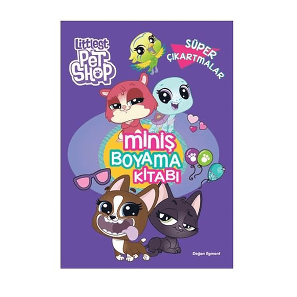 Littlest Pet Shop Miniş Boyama Kitabı Süper Çıkartmalar