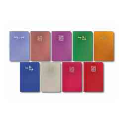 Liz 112 Yaprak 13x21cm Saten Suni Deri Cepli Defter Mts7128 - Thumbnail